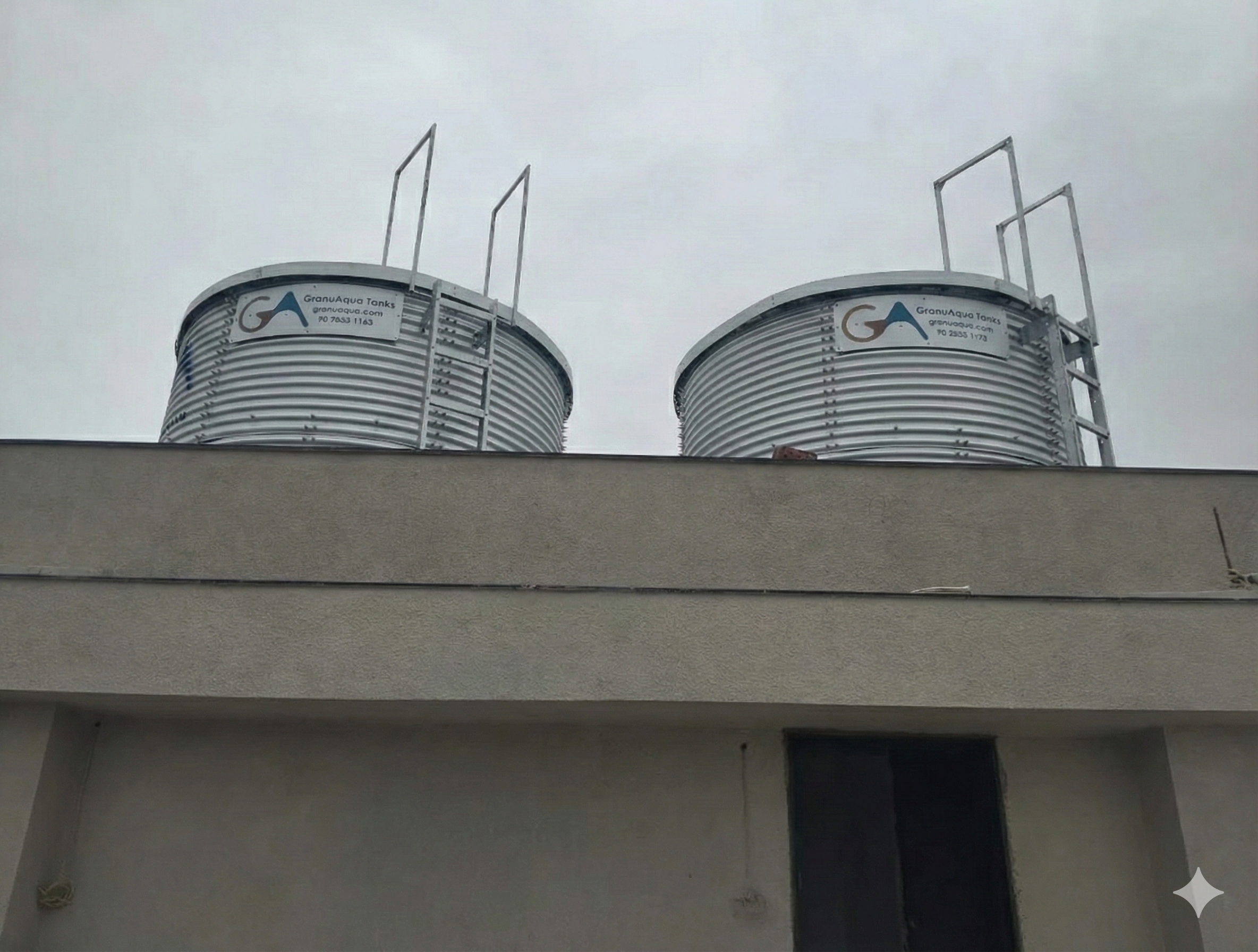 Hopper Bottom Grain Storage Silos