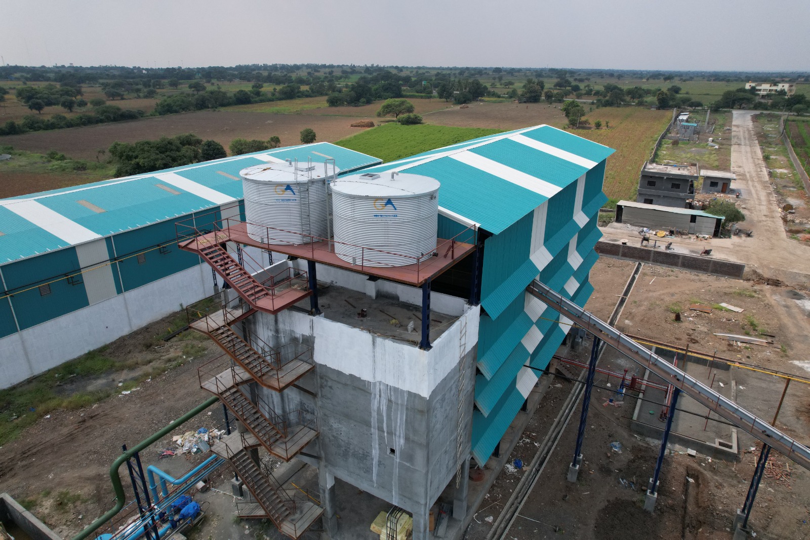 Hopper Bottom Grain Storage Silos